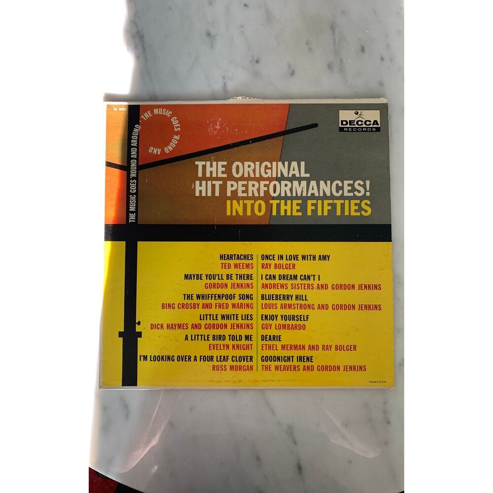 "The Original Hit Performances!" Vinyl